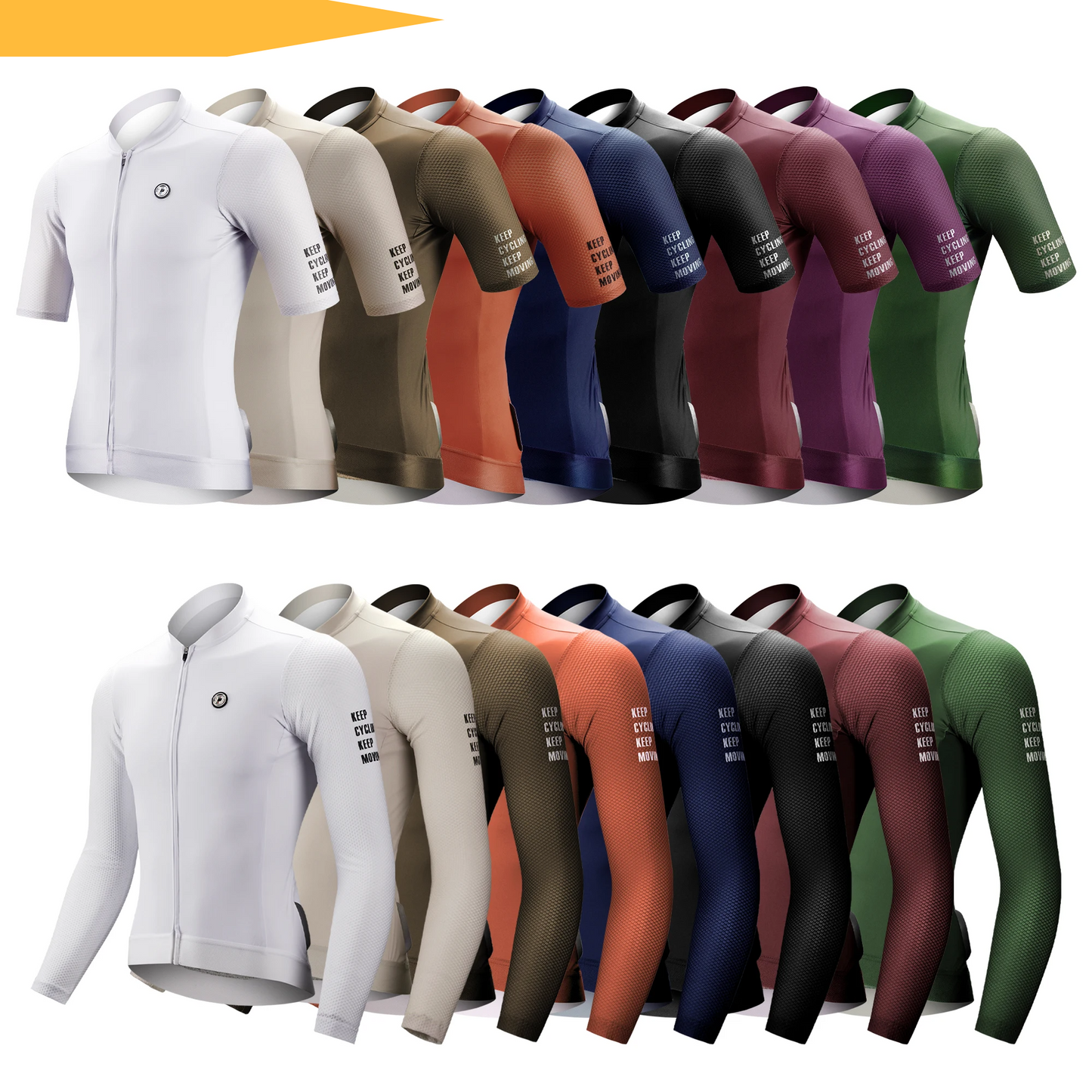 Cycling Jersey Small Size SPF 50+ Training Level Men / Women Long Sleeves